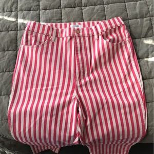NWT Wrangler x Free People 603 Striped jeans- 32x28
